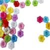 Multicolour Resin Flower Buttons Plastic Flower Buttons Sewing  Handmade Crafts Lovers