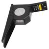 2 Meters Height Stature Meter Retractable Measuring Tape Ruler Metal Measuring Tool (Black)