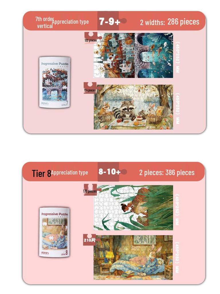 Marie's Children's Educational Puzzle Toy for Ages 2-10