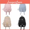 Student Backpack Girls Casual Nylon Schoolbag With Multiple Pockets For School