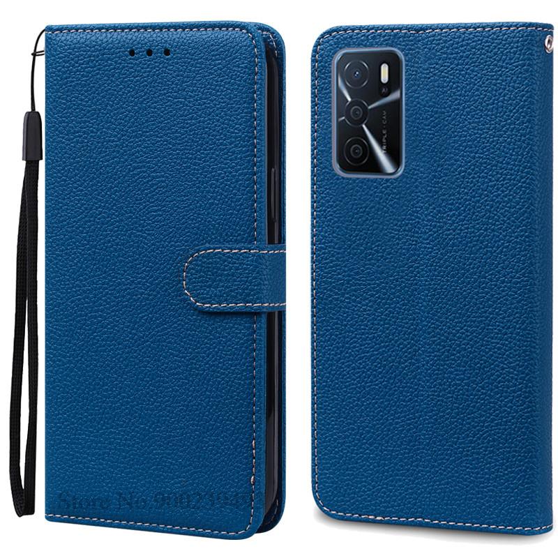 Pour OPPO A16 Étui Portefeuille à Rabat en Cuir Pour Oppo A16s Étui OppoA16 s CPH2269 CPH2271 Étui en Silicone Pour Oppo A16 A16s Housse
