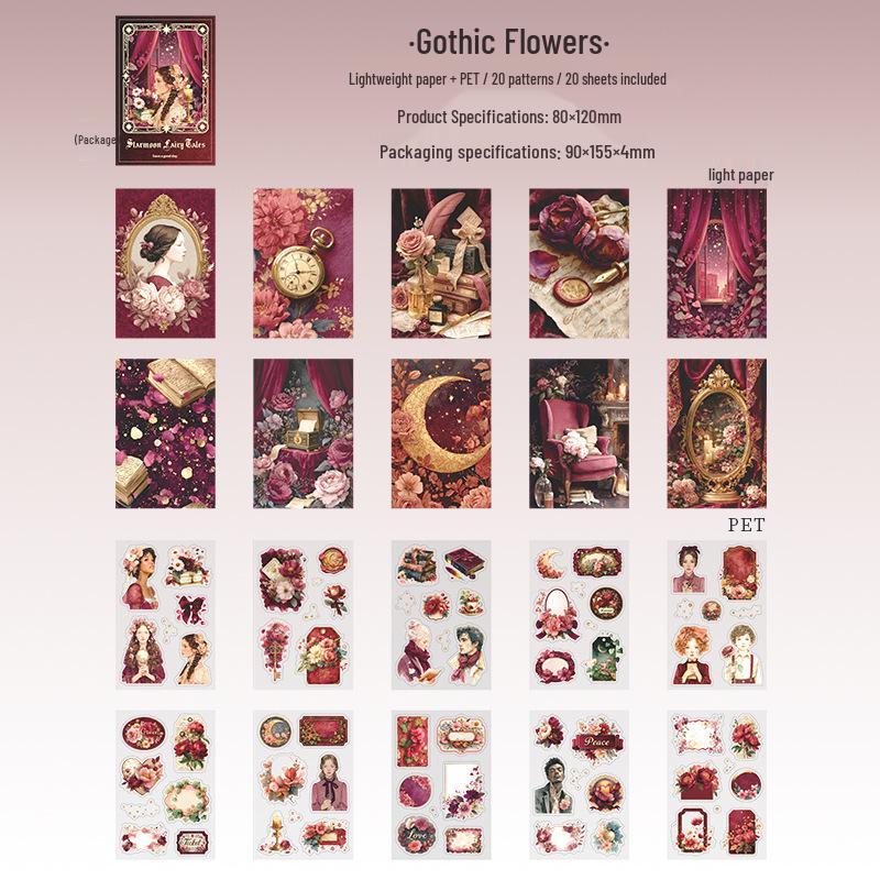 Beautiful Day Fairytale Theme Sticker Book: Star & Moon Collection