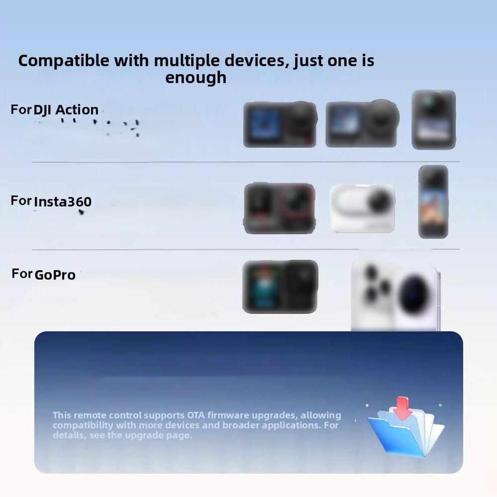 Actiecamera Afstandsbediening Voor DJI & Voor Insta360 Voor Go Pro Veelzijdige Vingertop Afstandsbediening Met Polsband Camera Accessoires