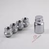 M12X1.5 M12X1.25 Steel 4pcs 22mm Car Wheel Rim Lock Nuts Locking Lug Nuts With Key