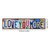 Love You More Wall Decor Metal Sign Home Decoration Suitable For Living Room Bedroom