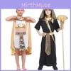 Unisex Egyptian Pharaoh King And Queen Costume Ideal For Halloween Theme Parties And Stage Performances