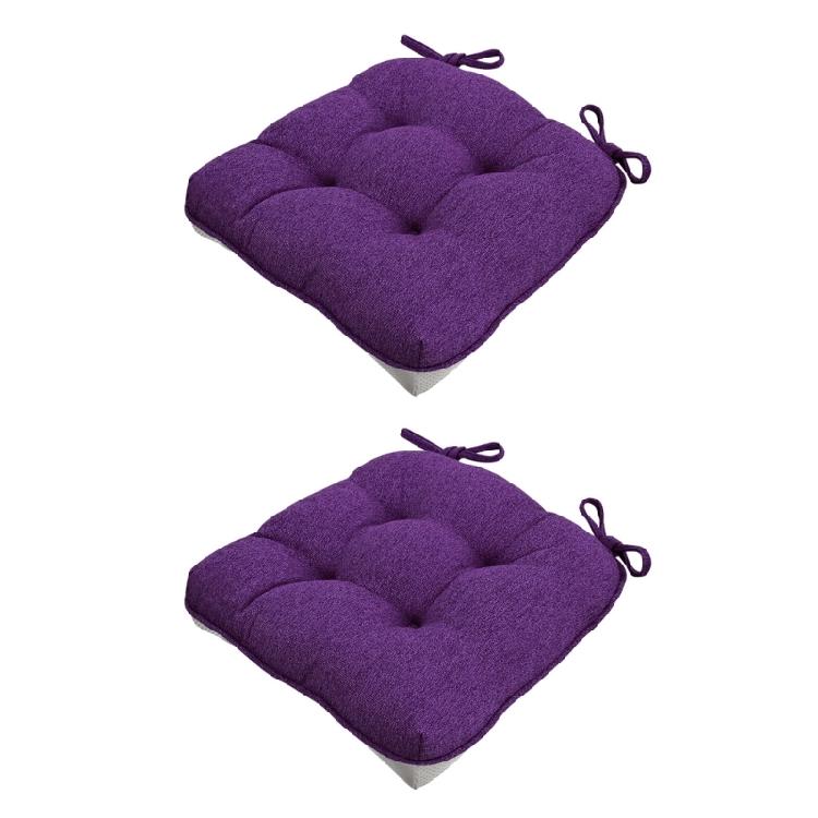 Thick Square Chair Cushion Features Nonslip Base Ideal For Home Offices And Restaurant Seatings