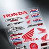 FOR HONDA HRC H WING Motorcycle Reflective Stickers Waterproof Decals for Helmet Scooter Fuel Tank Toolbox Racing XL0