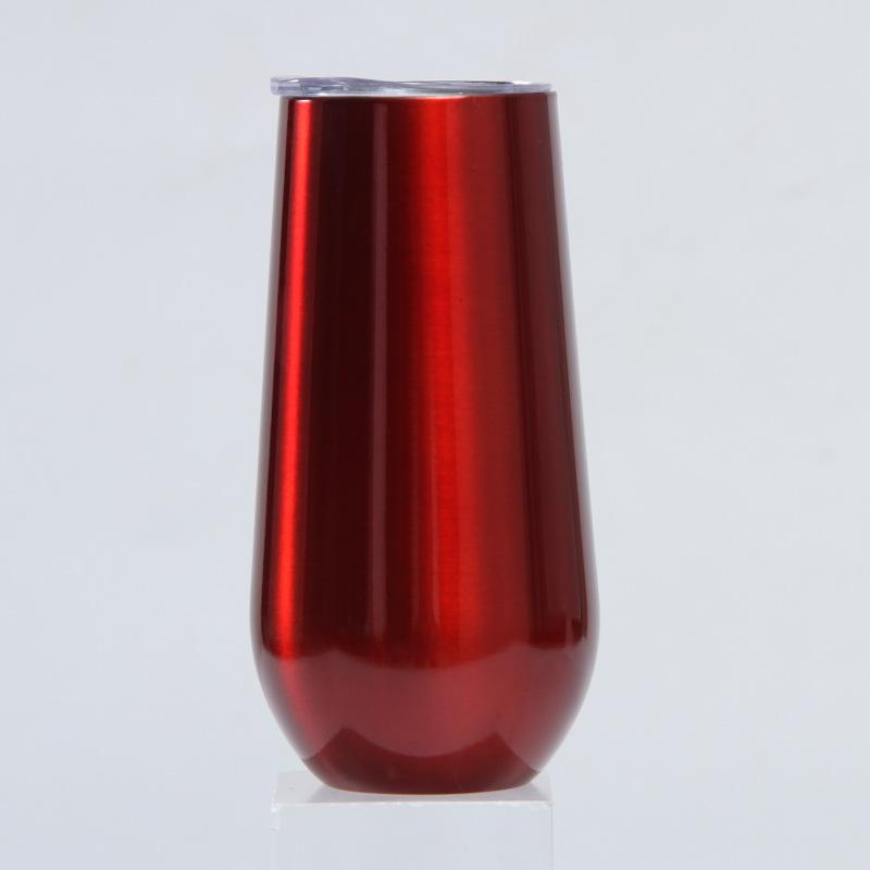 6Oz Eggshell Cup 304 Stainless Steel Swig Double-Layer Vacuum Thermos Cup Creative Red Wine Glass U-Shaped Cup
