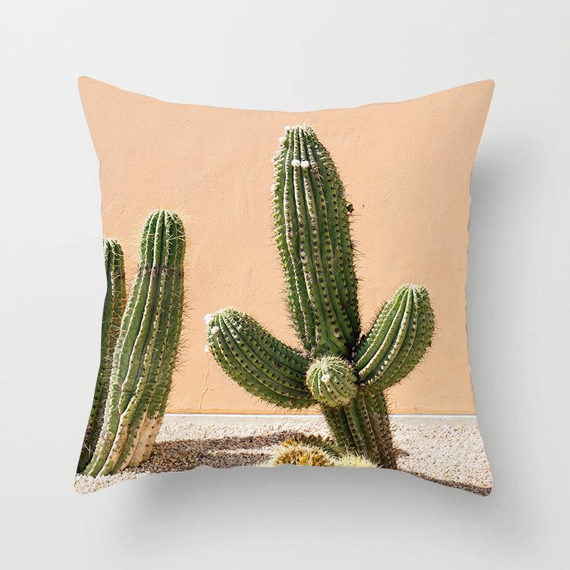 Modern Simple Landscape Car Print Sofa Pillow Cushion Cover Home Soft Furnishings