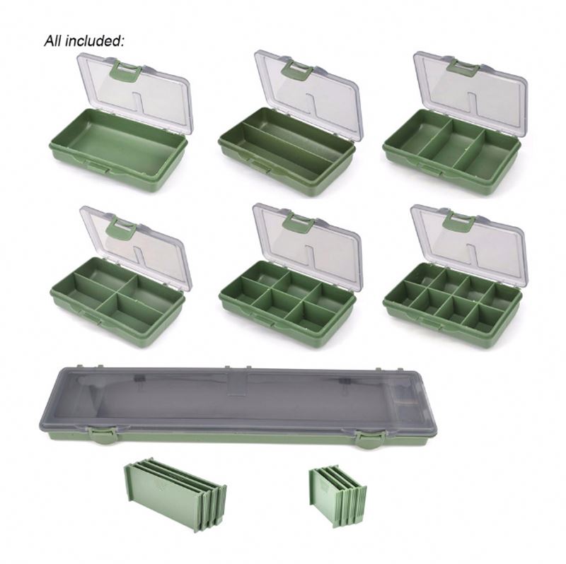36.5*28.5*5.5Cm Waterproof Carp Fishing Accessories Gear Large 7+1 Carp Fishing Tackle Box