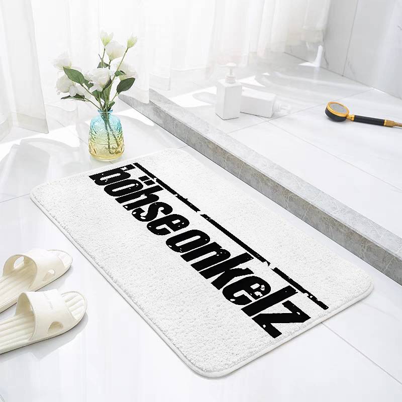 w-Bohses-Onkelzs-Logo Floor Mats Home Laundry Rug Carpet For Living Room Decor Lounge Area Anti-slip Foot Mat Entrance Doormat