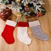 Stylish And Elegant Plush Christmas Stockings For Festive Winter Celebrations