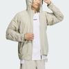 Adidas Terrex Lightweight Wind.Rdy Windbreaker with Hood, Water-Resistant and Breathable Men Outerwear Light-Grey IS0270