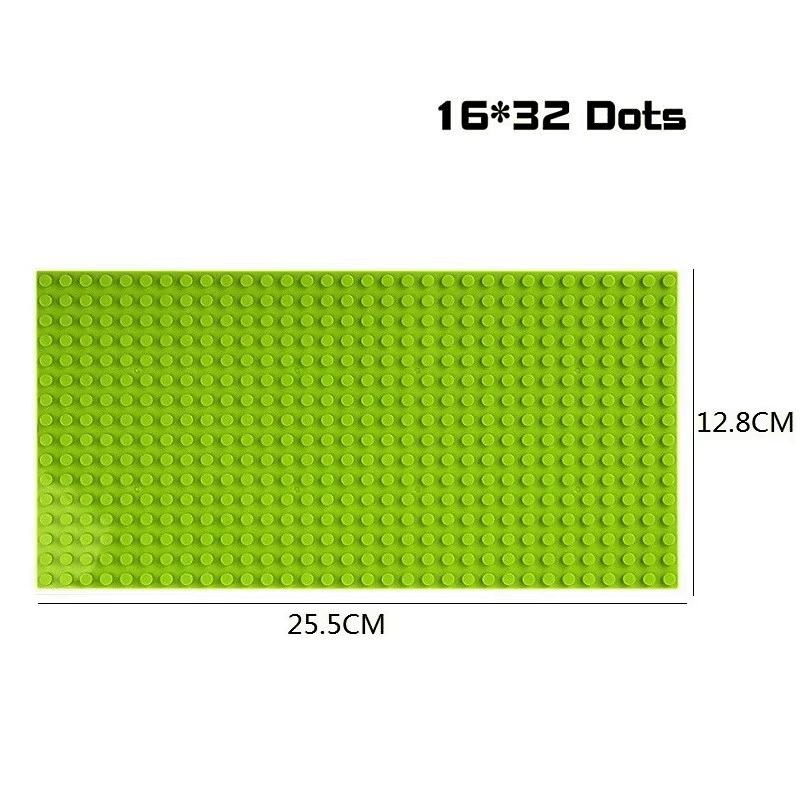 Classic Baseplate 32x32 Dots Building Blocks Bricks Base Plates DIY Plastic Board Building Blocks Baseplates Construction Toys
