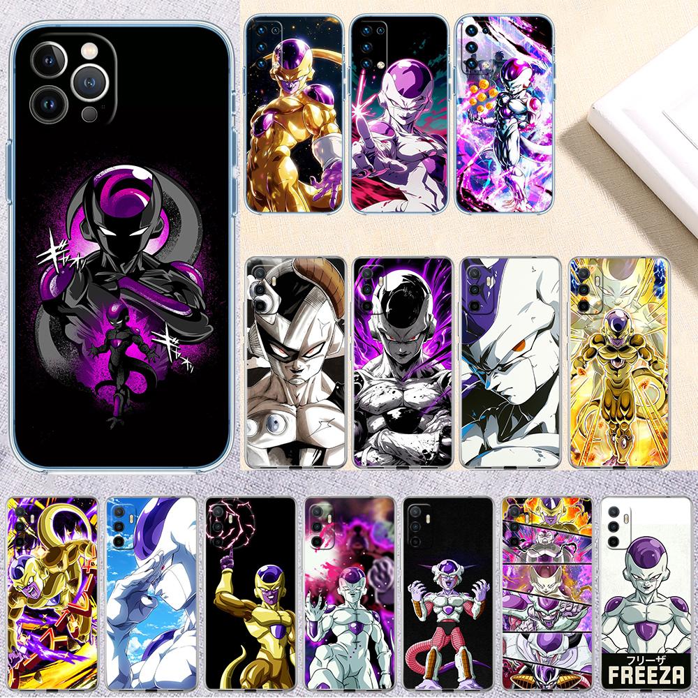 Dragon Ball Freeza Transparent Phone Case for Motorola Moto Edge Plus G200 G23 E13 E15 E20 E30 G62 G71 G72 G75 G24 G15 Power
