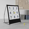 9 Hole Target Net Fun Practice Sports Equipment Portable for Backyard, Beginners