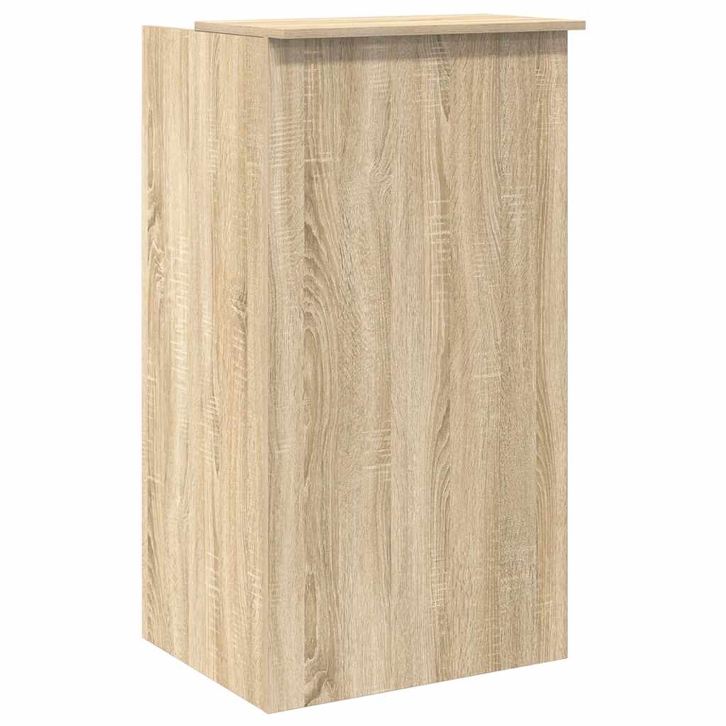 Vidaxl Biurko Recepcyjne Dąb Sonoma 55X50X103,5 Cm Drewno Klejone