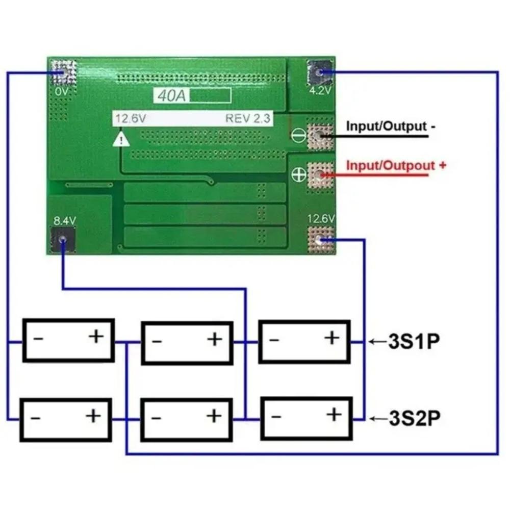 Battery System 18650 Cells ABS Storage Box Battery Case Holder Fit 18650 Lithium Battery