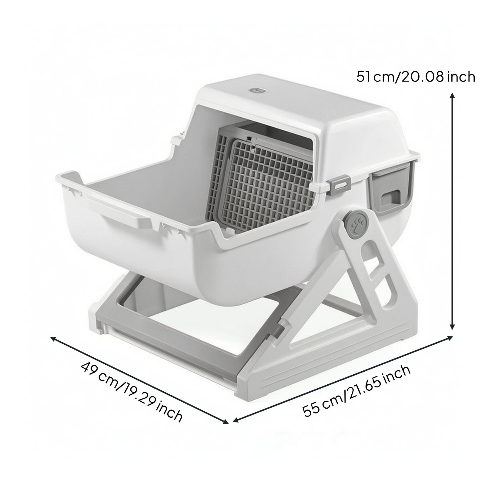 Semi-Automatic Waste Pan Quick Cleaning Cat