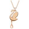 Swarovski Swan Black Swan Necklace Women Necklace Rose-Gold 5678045