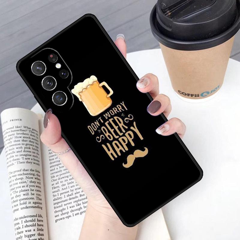 Alcohol Beers Drink Beer phone case Cover For Samsung Galaxy S24 S25 Ultra S21 S22 Ultra S10E Note 10 Plus Note 20 FE S23