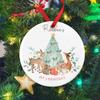 Personalized First Christmas Ornament for Baby Custom Keepsake Christmas Ornament New Baby Gifts Christmas Tree Decor Xmas Gifts