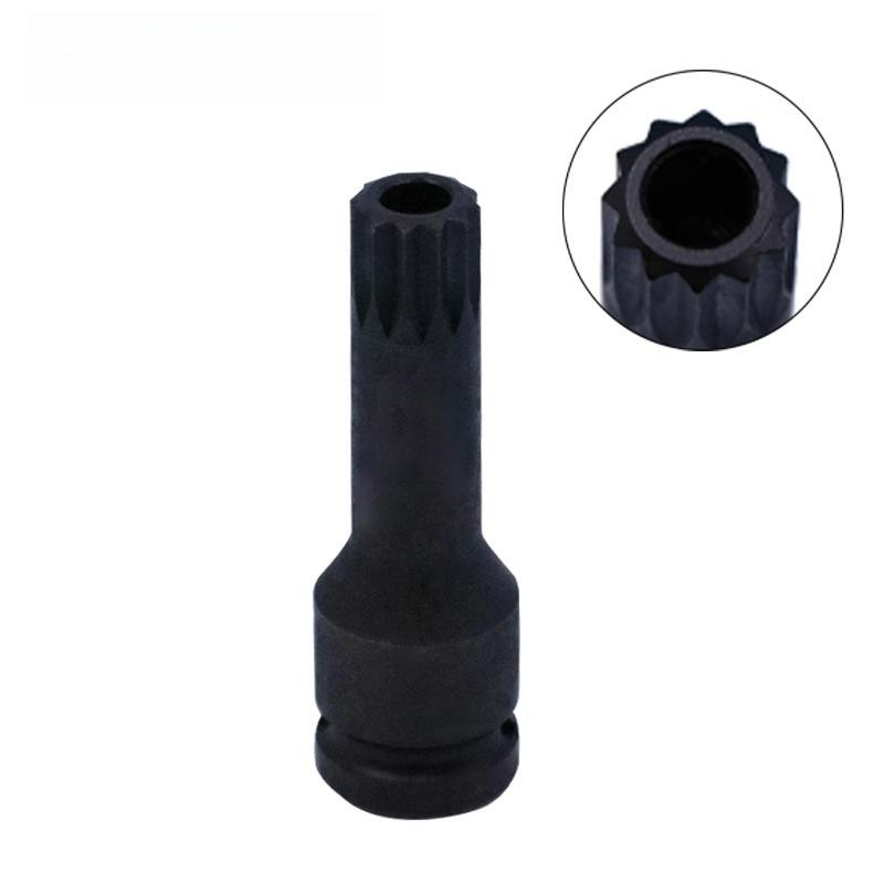 1/2" Pneumatic 12-Point Combination Bit Set Large Fly Socket Air-Powered M12-Point Heavy-Duty Screwdriver Bit