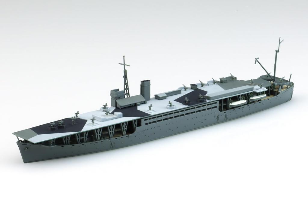Aoshima Bunka Kyozai Co., Ltd. (AOSHIMA) 1/700 Waterline Japanese Army Type C Special Ship Akitsu Maru Early Model Plastic Model Kit