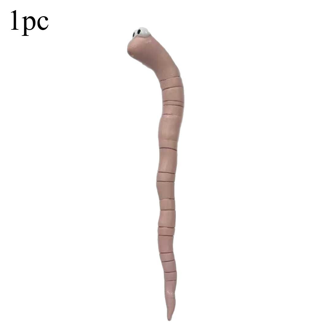 

1pc Thirsty Worm Plant Decoration Resin Garden Courtyard Accessories with Drink Me Logo Indoor Outdoor Plant Garden Decoration