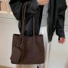 Autumn and Winter Retro Lazy Style Shoulder Bag Fashionable Large-Capacity Commuter Shoulder Bag Shopper Tote