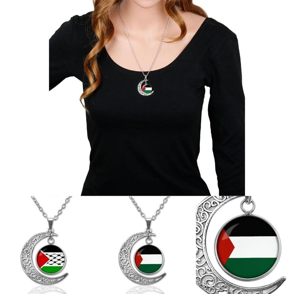 Vintage Geometric Alloy Pendant Necklace With Hollow Moon Design Ideal For Sweaters 15g