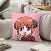 Anime GGintama Pillow Case Pattern Printed Pillowcase For Living Room Sofa Cushion Cover  Bedroom Decor