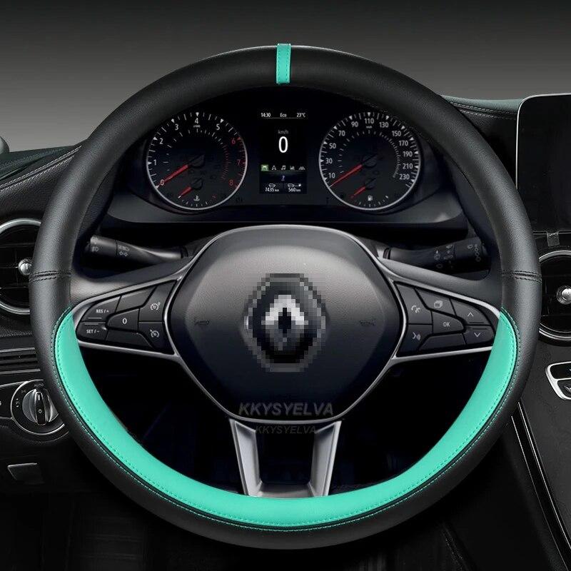 Car Steering Wheel Cover For Scenic Clio Laguna 2 3 4 5 Kangoo Fluence Megane Trafic Talisman Twingo Kaptur Accessories