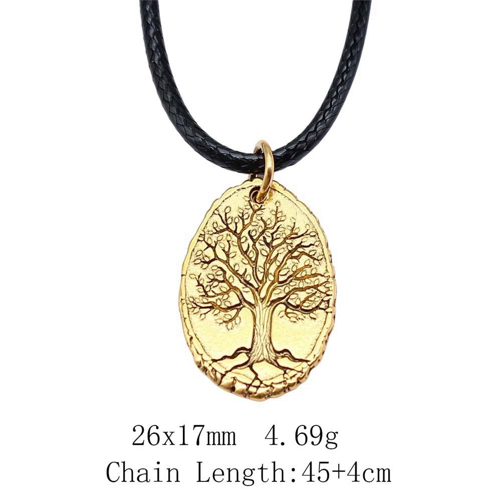 

Украшение на шею ко Дню святого Валентина Дерево жизни Ожерелье из кожи Цепочка 45 см Дешевые вещи Чокер на шею A07-1pcs-26x17mm