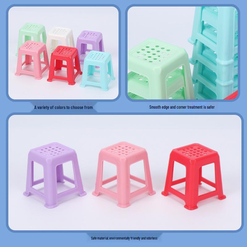 Miniature Dollhouse Chair & Stool Model Figurine - Desktop Decoration Toy.