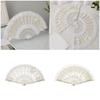 Decorative Butterfly Lace Fan Multifunctional Design Cosplay Accessory For Weddings Photography Shows