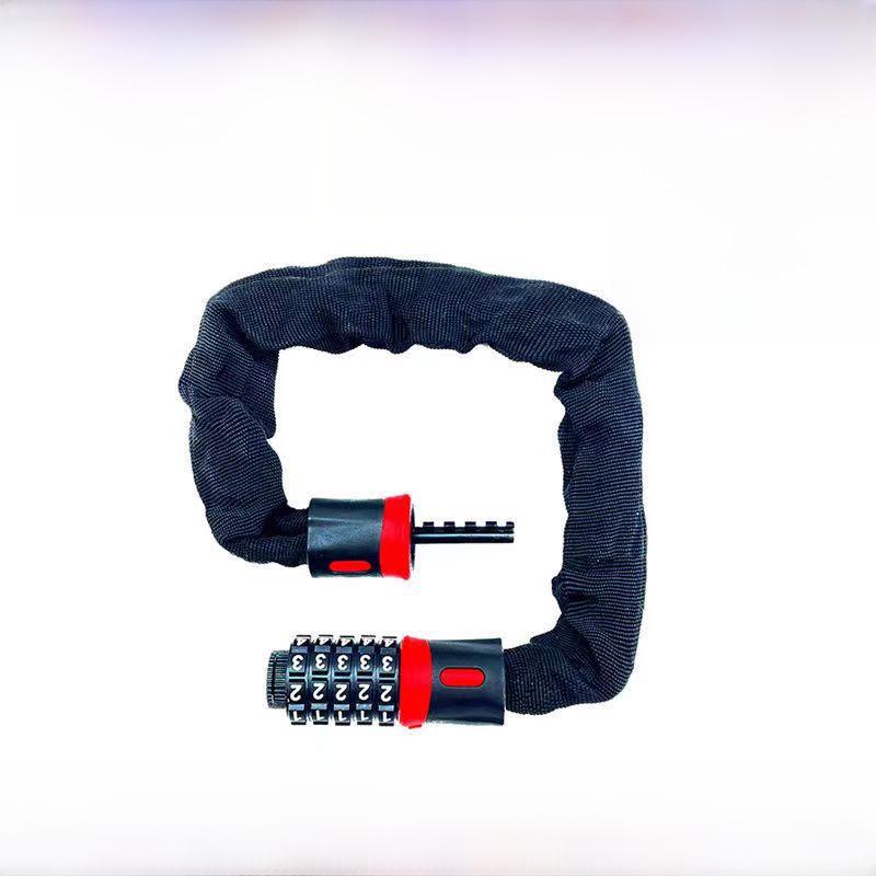 Electric Motorcycle Anti-Theft Chain Lock for Bikes and Doors