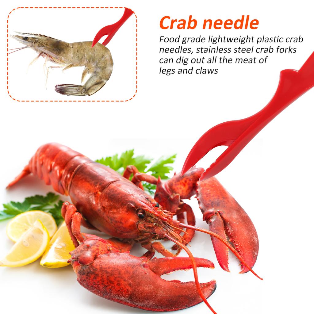 10/20 Pcs Seafood Tools Set Stainless Steel Seafood Tools Household Crab Peeling Tool for Seafood Restaurant Kitchen Accessories