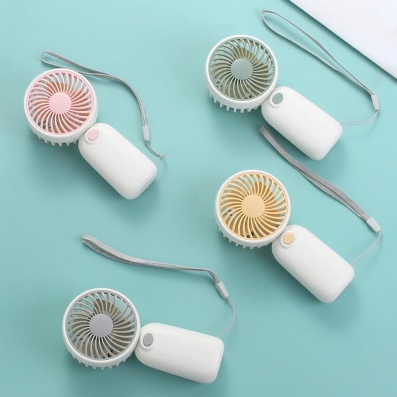 Rechargeable Pocket Fan Lightweight Portable Cooling Device For Office Camping Commuting With Silents Operations