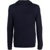FW21 Einfarbiger Langarm Strick Kapuzenpullover Pullover Herren Pullover Blau 6K1MXC-1MXYZ-0920