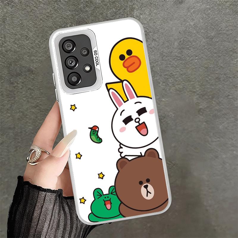 

Cartoon Bear B-Browns C-Conys Soft Phone Case for Samsung A17 A16 A15 A14 A13 A57 A56 A55 A54 A53 A37 A36 A35 A34 A33 A26 A25 A2 Samsung A54