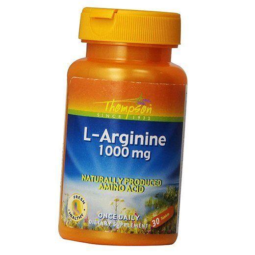 Arginin für Gefäße, L-Arginin 1000, Thompson 30tab (27412001)