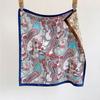 New double-sided silk scarf splicing fashion new versatile neck professional scarf popular recommendation trend
