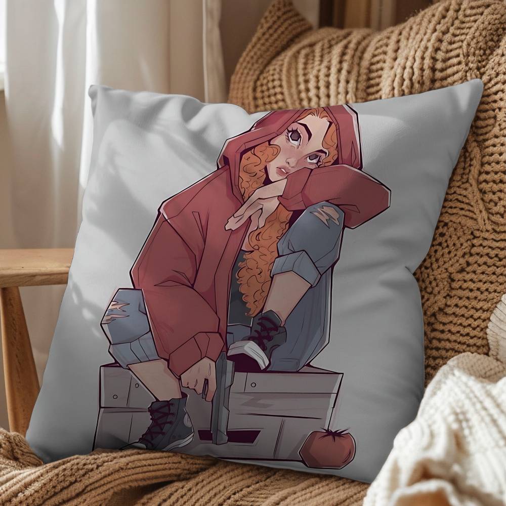 Scarlet Lunar Chronicles Linh Cinder Pillow Case Sofa Living Room Bedroom Headboard Backrest Cushion Square Cushion Nap Time