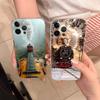 Train Railway Travel Transparent Back Phone Case For iPhone 17 16 15 13 12 11 14 Pro Max Mini Plus Silicone Bumper