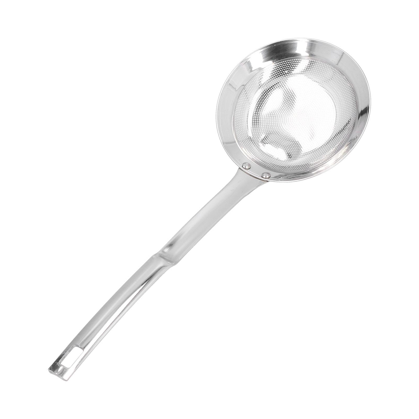 

Skimmer Spoon 304 Stainless Steel Fine Mesh Residue Oil Food Strainer Kitchen Tool