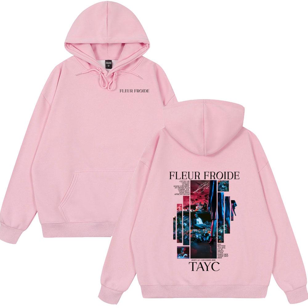 Rapper Tayc Fleur Froide Album Stampa Double Sided Uomo Donna Hip Hop Felpa Musica Pop Inverno Abbigliamento Uomo Stile Moda Streetwear