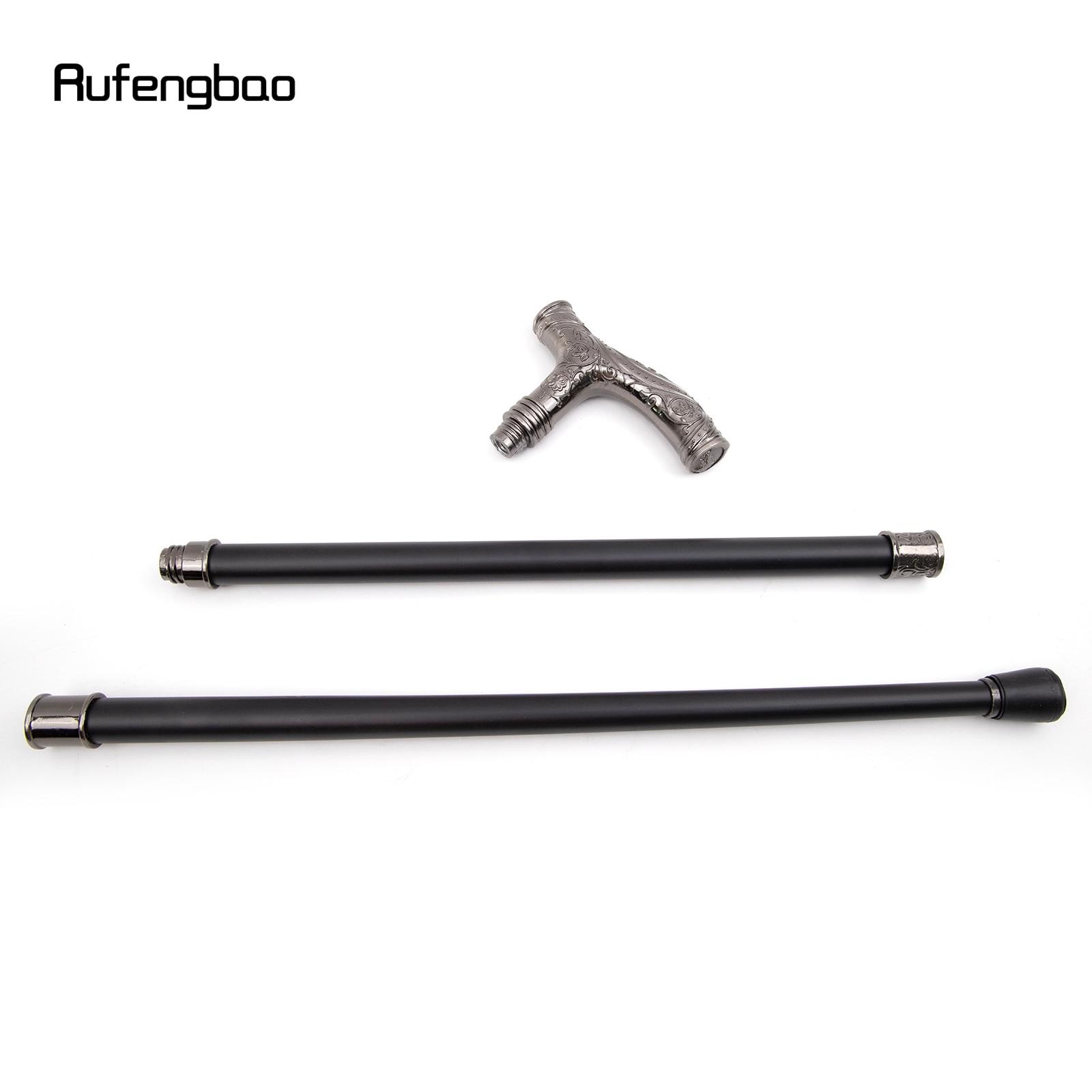 Freemasonry Walking Cane - Silver Totem Relief Design, 93cm Gentleman's Walking Stick, Collector's Piece