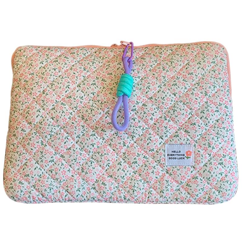 נרתיק למחשב נייד אופנתי עם דוגמה פרחונית נרתיק חמוד למחשב נייד נרתיק למחברת אופנתי 11/14/15" תיק מחשב דק למחשב